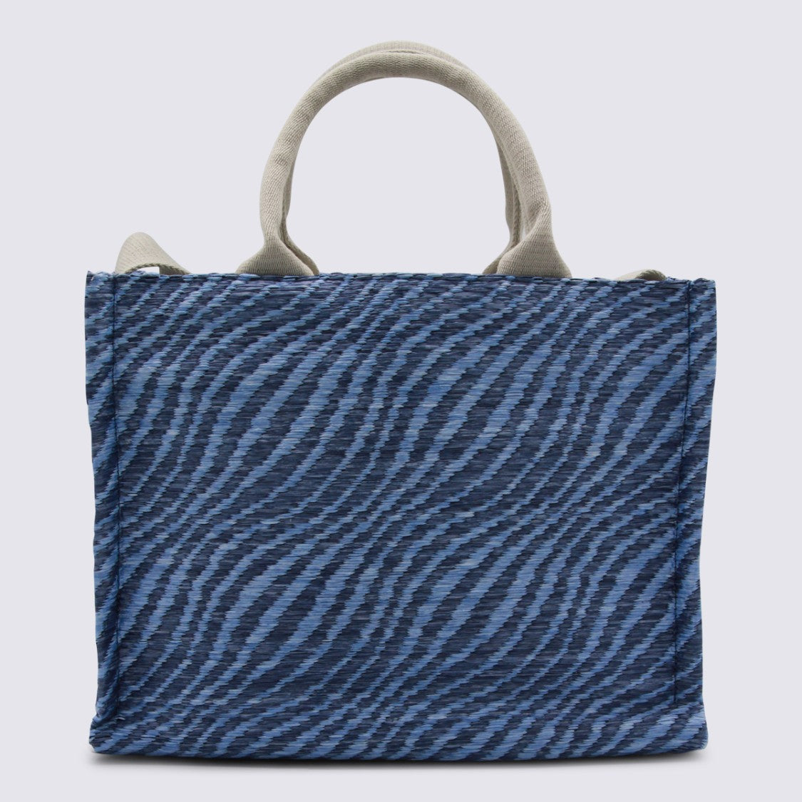 Marni Blue Patterned Tote Bag