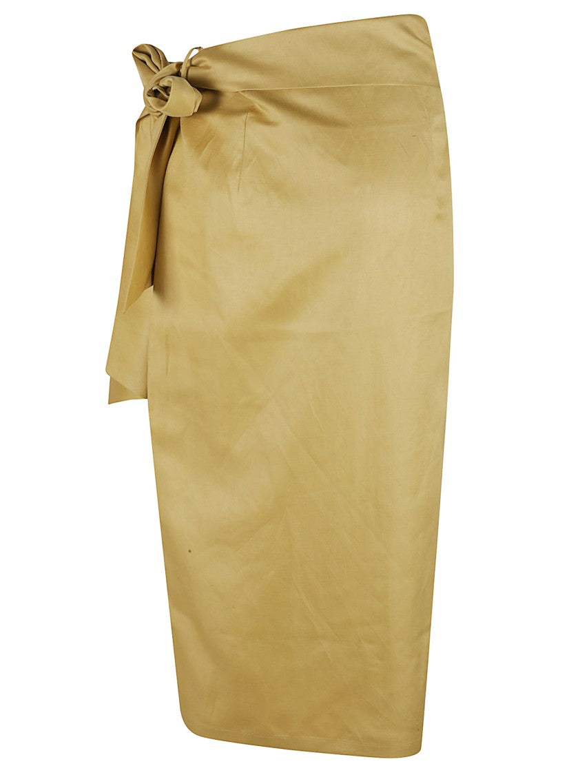 Max Mara Knee-Length Wrap Skirt