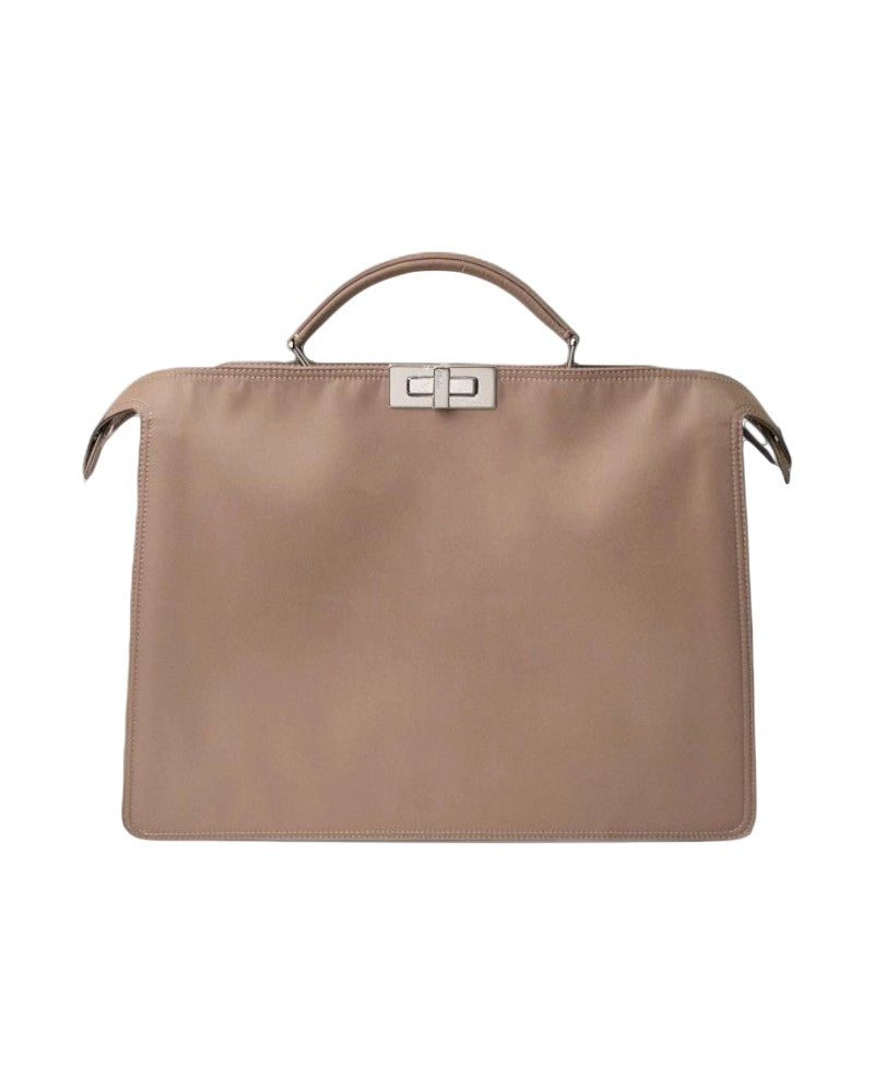 Fendi Peekaboo Iseeu Medium Nylon Beige