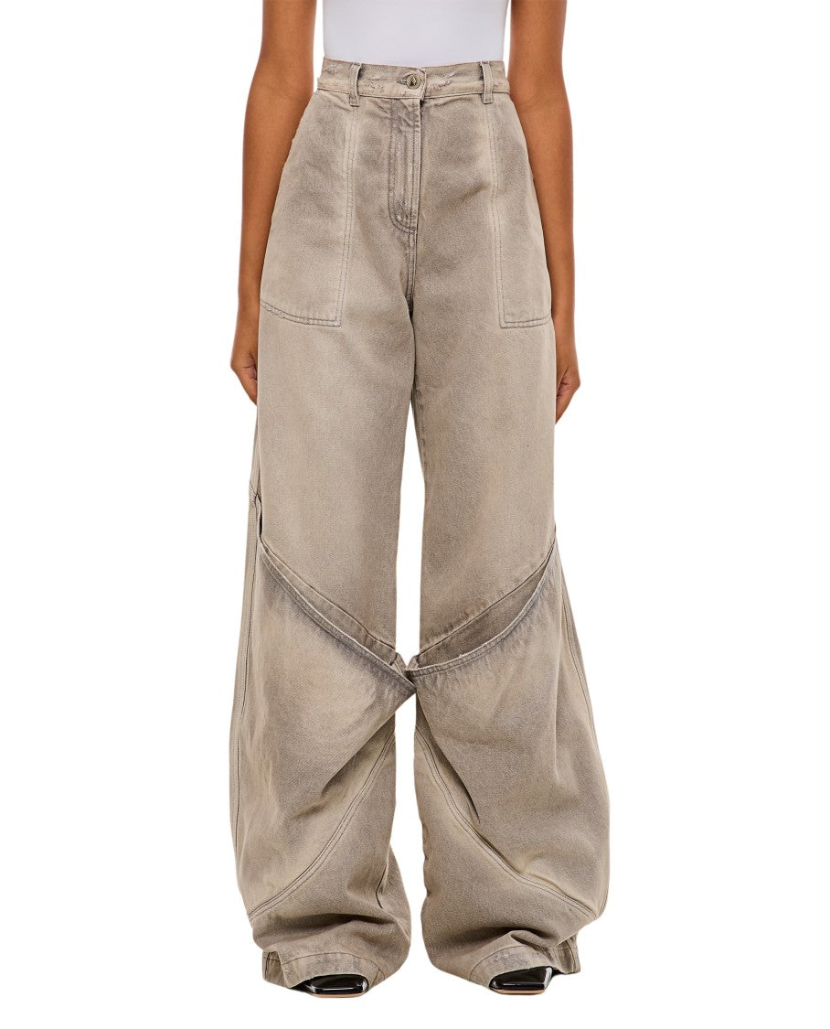 The Attico Oversize Denim Pants