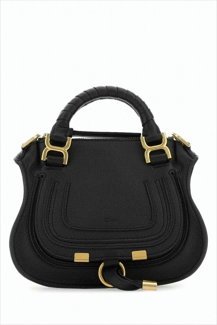 Chloé Textured Calf Leather Shoulder Bag