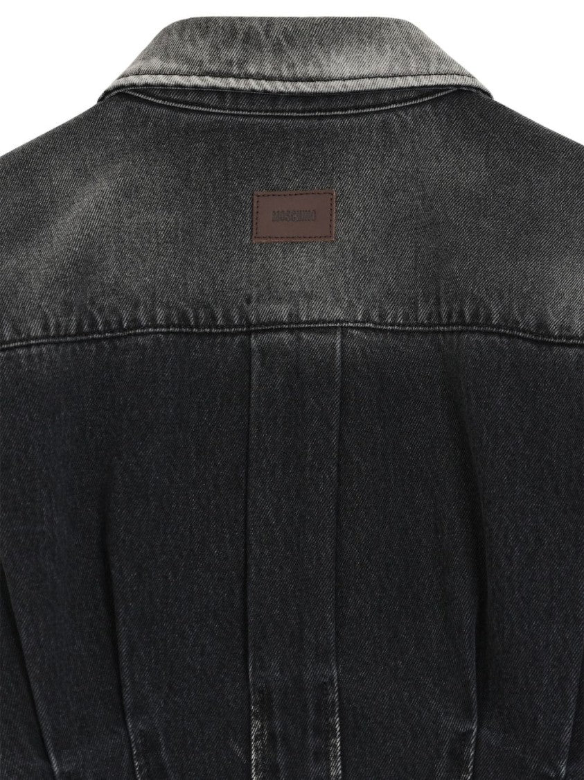 Moschino Concealed Fastening Black Top