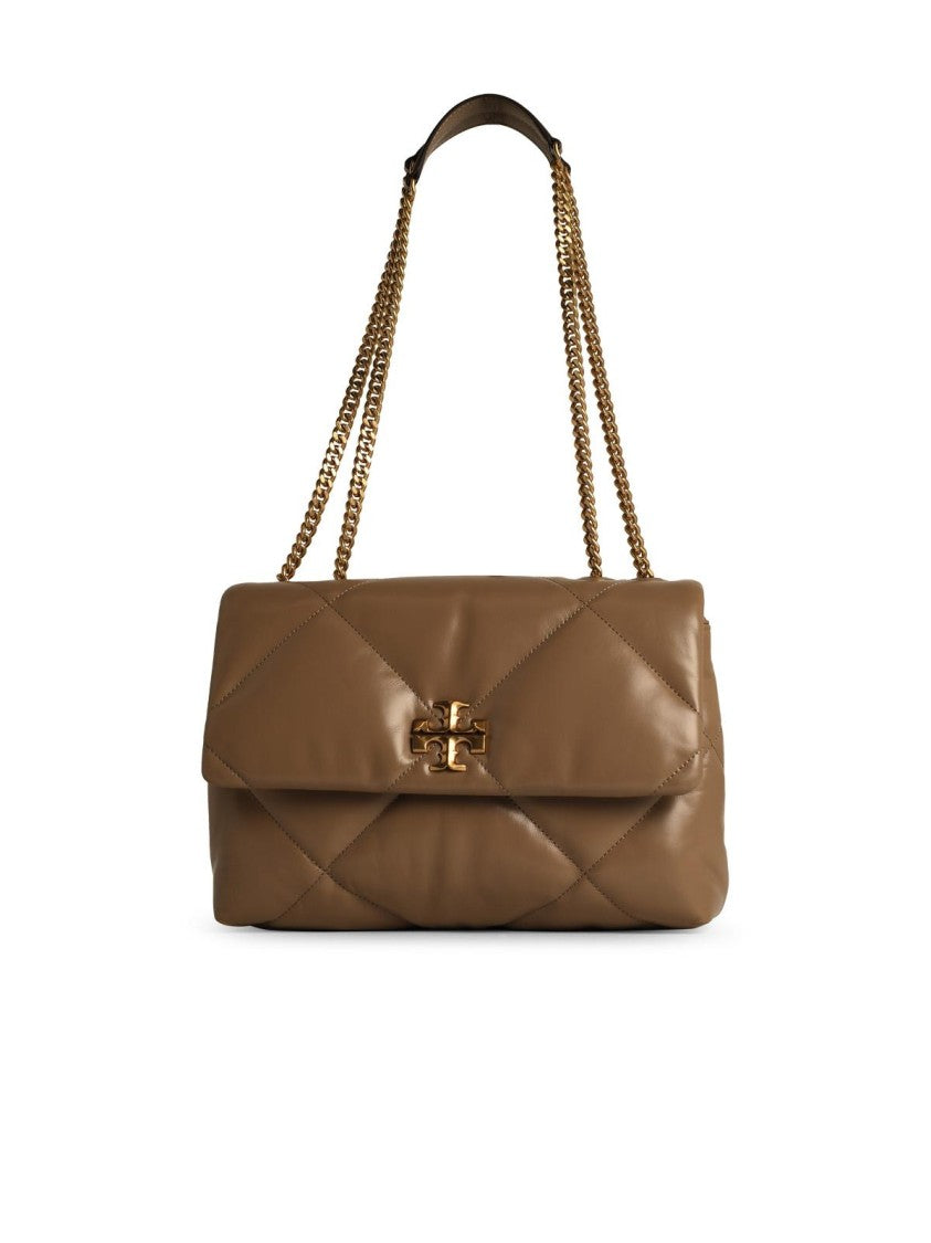 Tory Burch Kira' Beige Leather Crossbody Bag