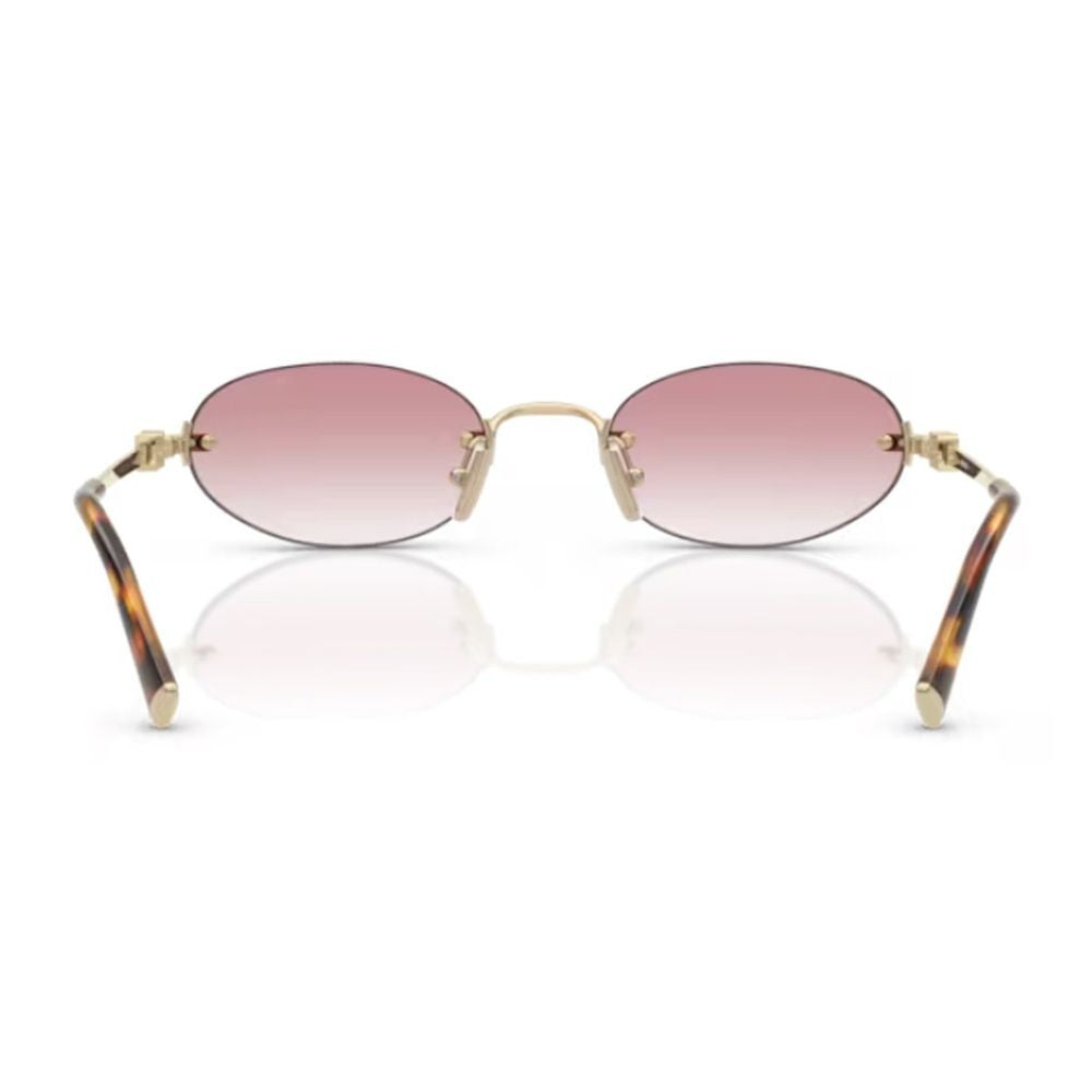 Miu Miu 0Mu A54s Logo Rimless Oval Sunglasses