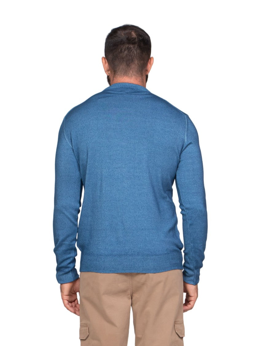 Etro Long-Sleeve Crew Neck Sweater With Subtle Ribbed Detailing