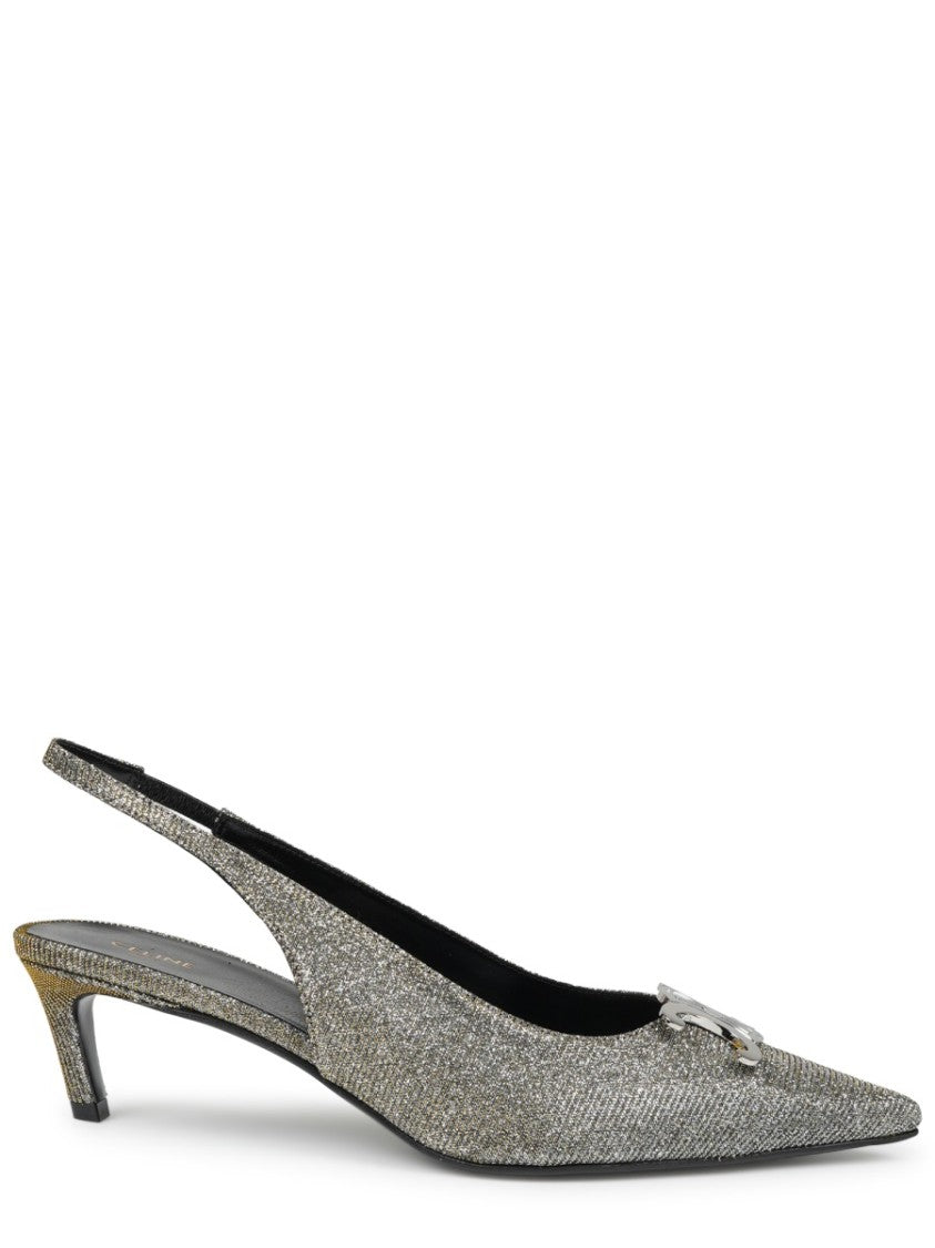 Celine Iridescent Alma Triomphe Metallic Pumps