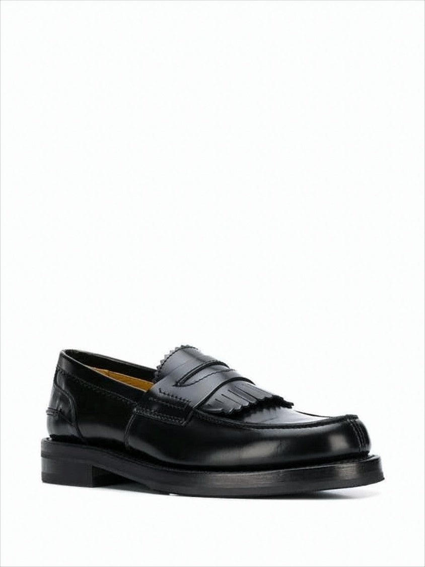 Our Legacy Polished Leather Loafers With Penny Strap