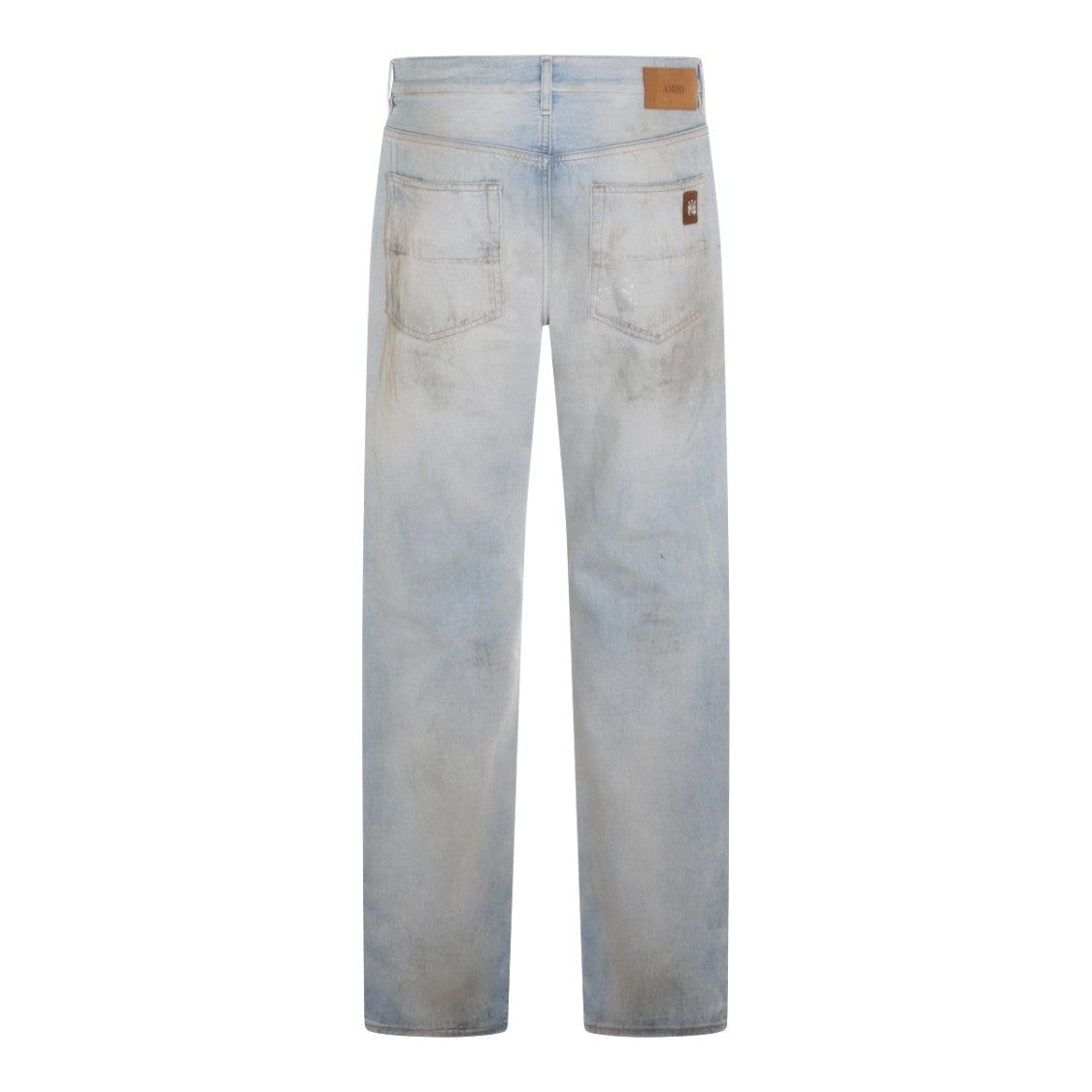 Amiri Light Blue Cotton Worn-Effect Jeans