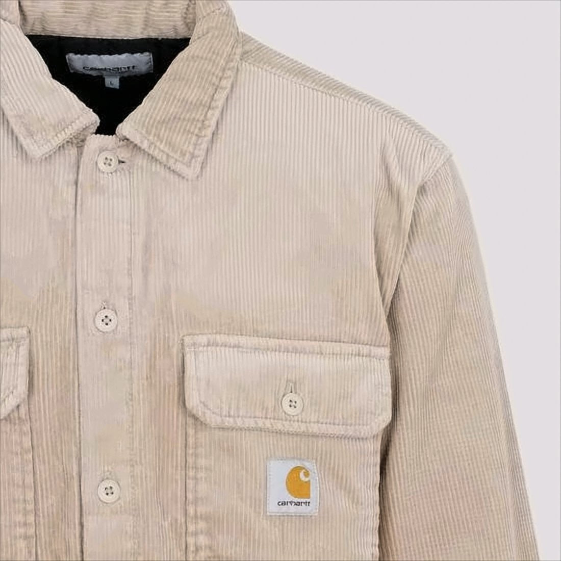 Carhartt Wip Corduroy Button-Up Shirt With Classic Collar