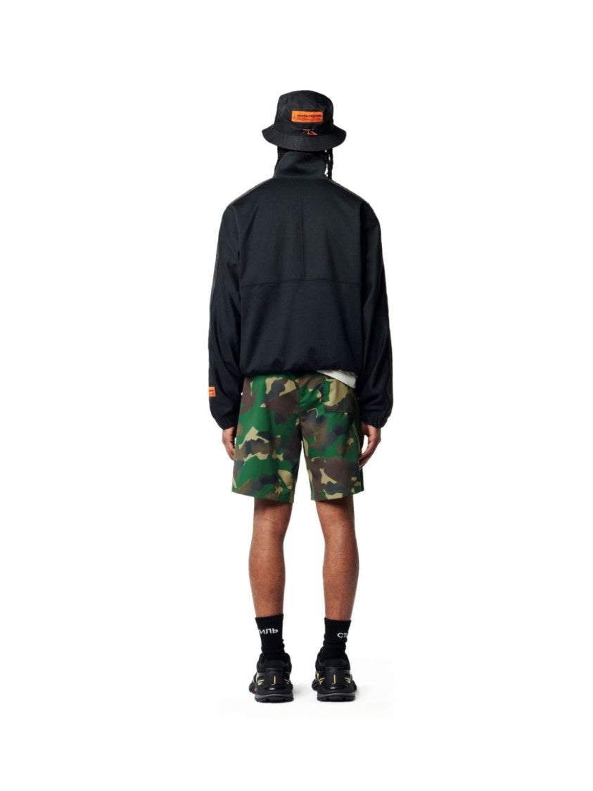 Heron Preston Camouflage Logo Patch Swim Shorts