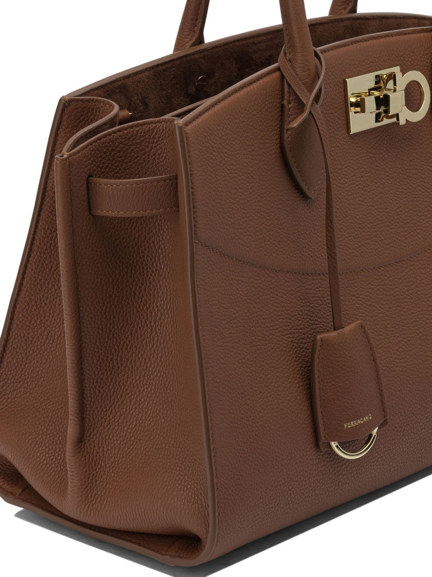 Ferragamo "Studio Soft" Medium Handbag