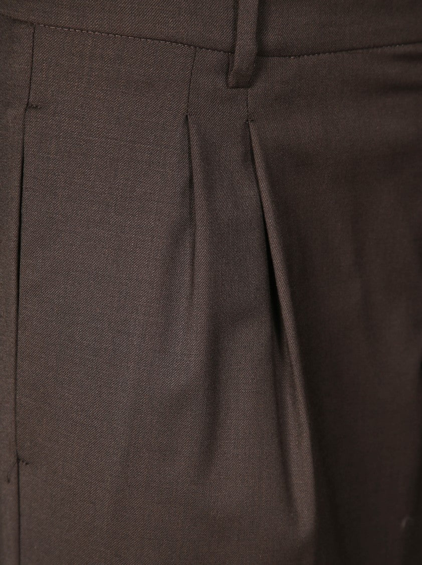 Amaranto Tailored Straight-Leg Wool Pants By Amaranto