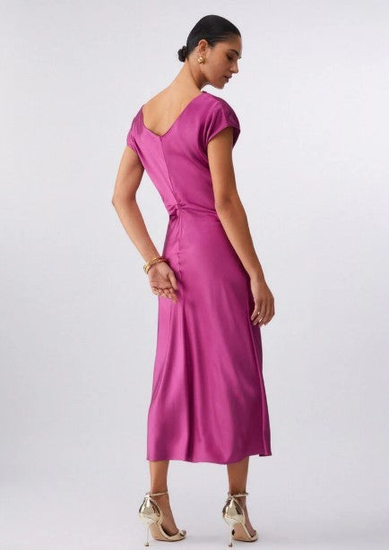 Liu Jo Pink Back V Neck Short Dress