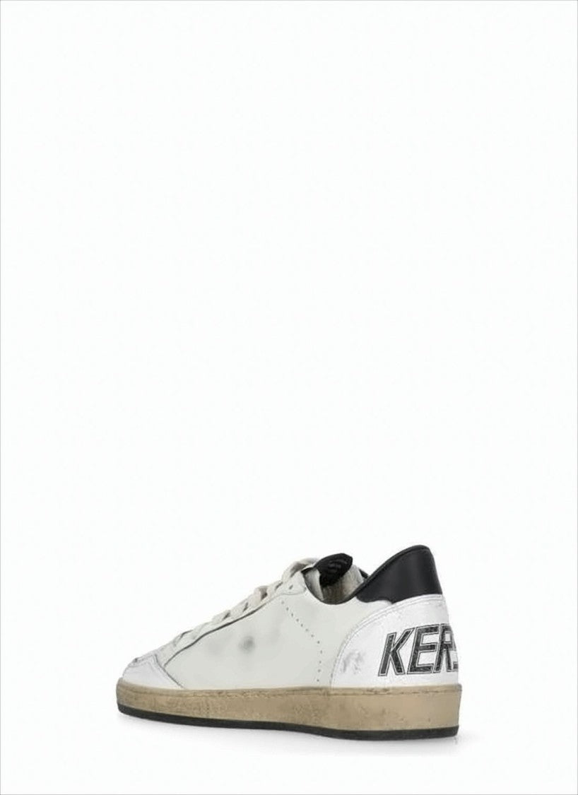 Golden Goose Low-Top Distressed Nappa Leather Sneakers
