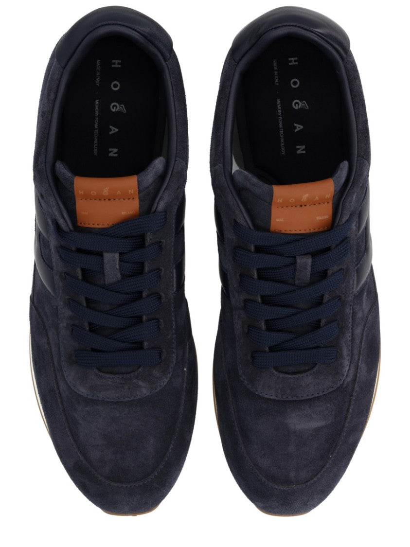 Hogan Athletic Suede Leather Low Sneakers