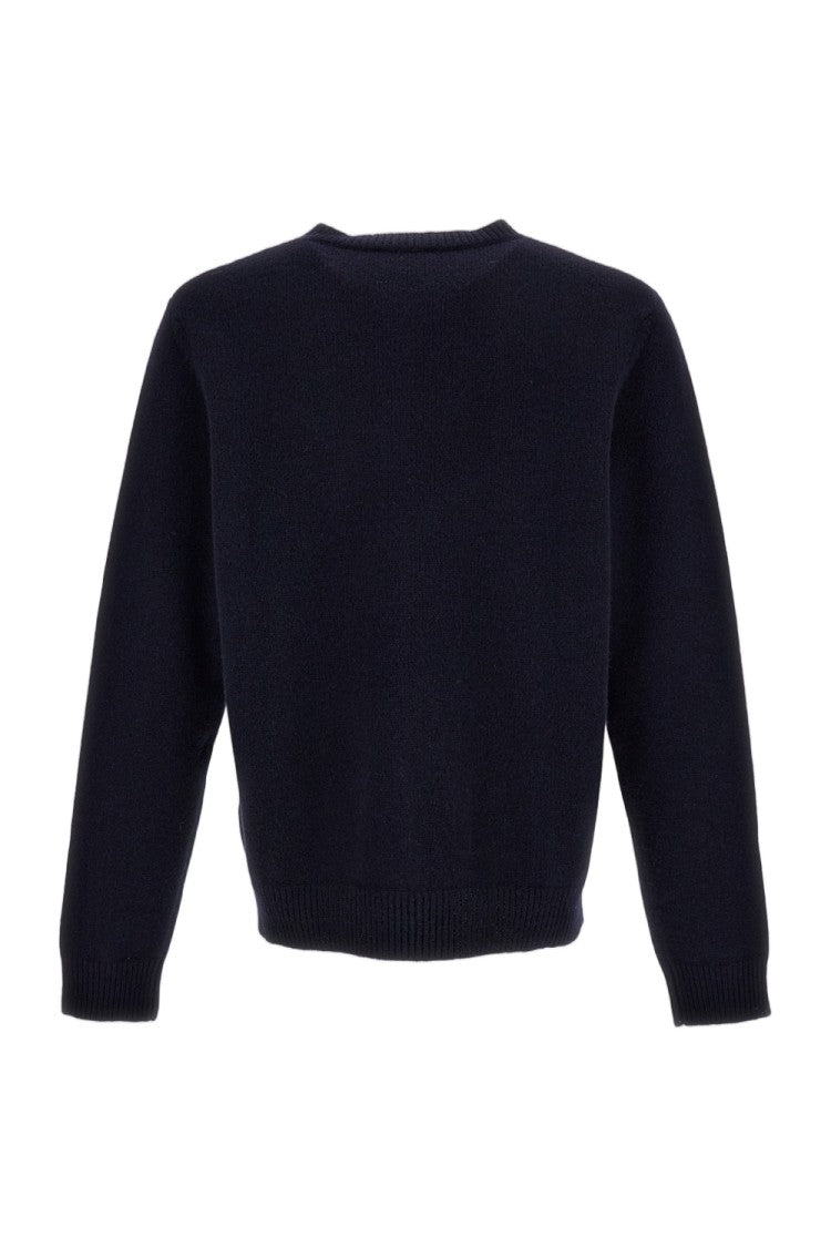 A.P.C. Blue Edmond Crew Neck Sweater