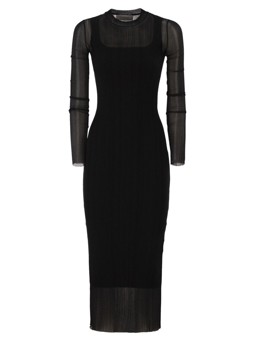 Sportmax Spxcaro - Short-Sleeved Dress In Stretch Viscose