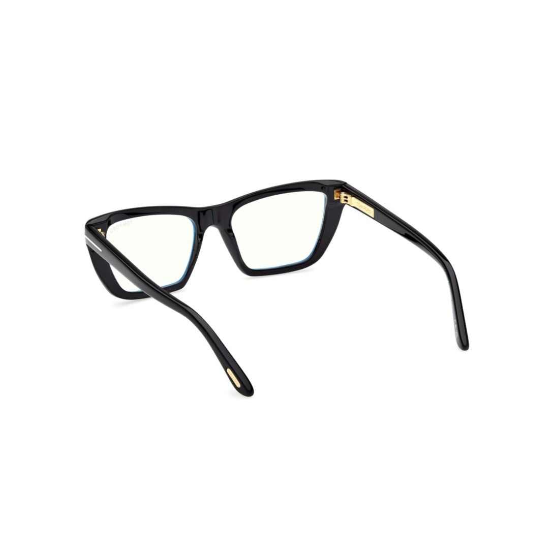 Tom Ford Ft6047-B Rectangular Black Acetate Eyeglasses