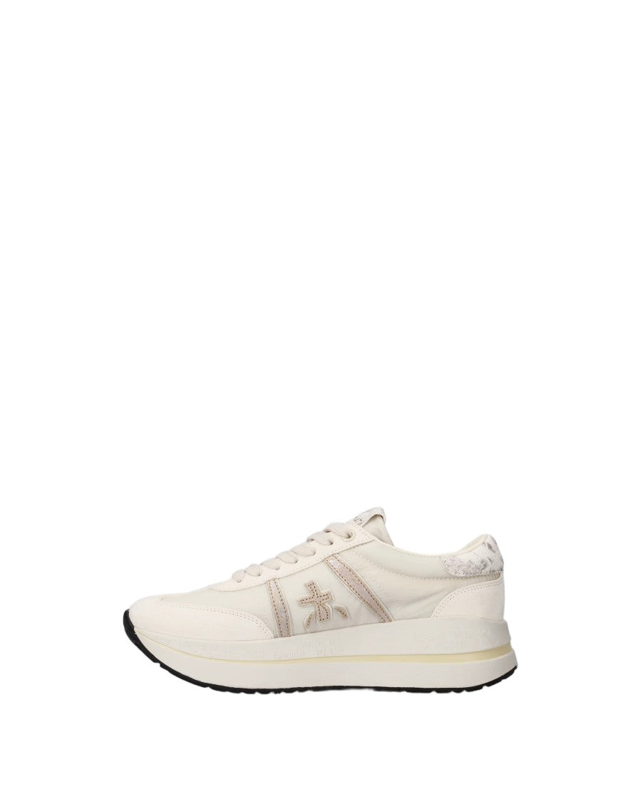 Premiata Sparkling Details Textured Leather Sneakers