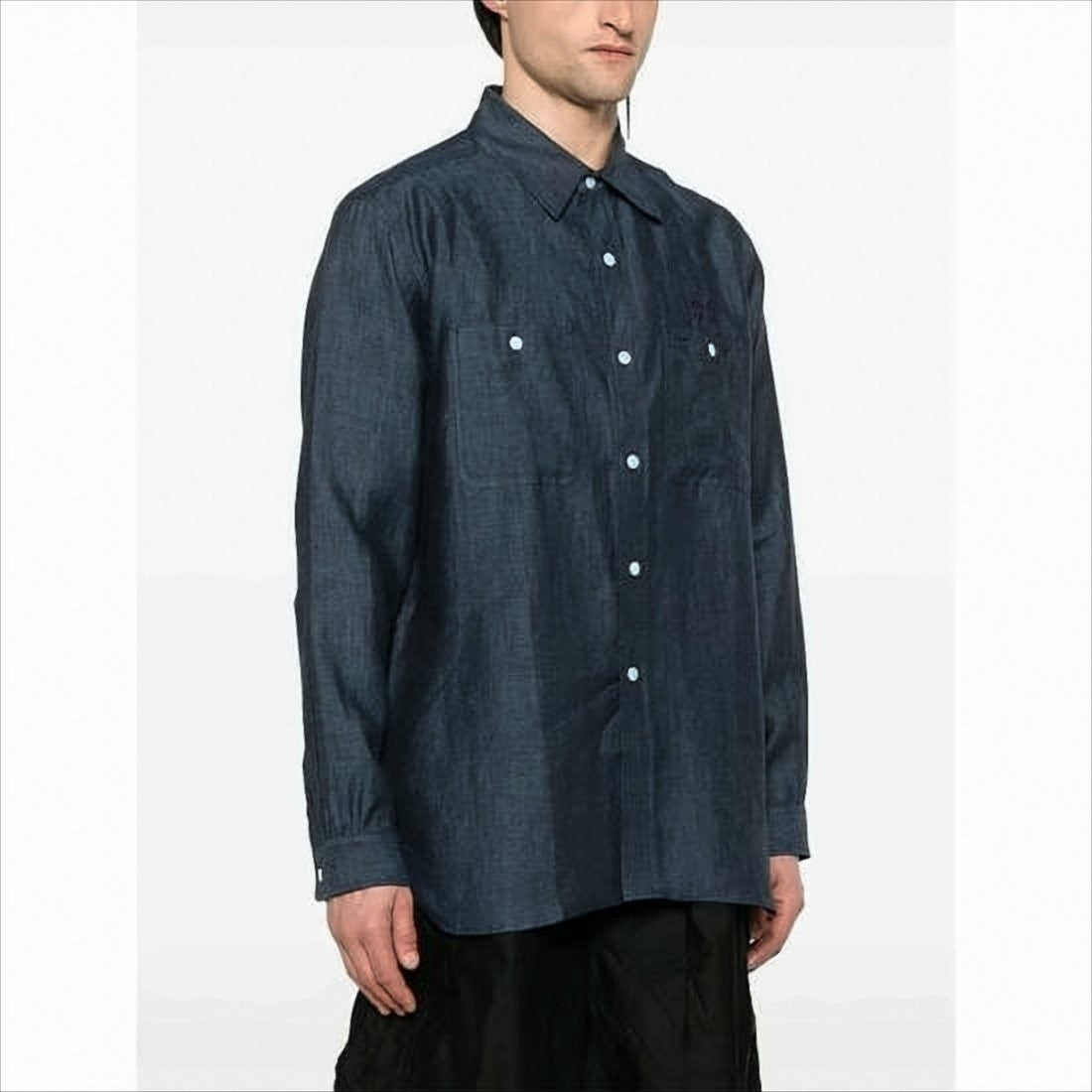 Needles Long Sleeve Casual Shirt With Classic Collar