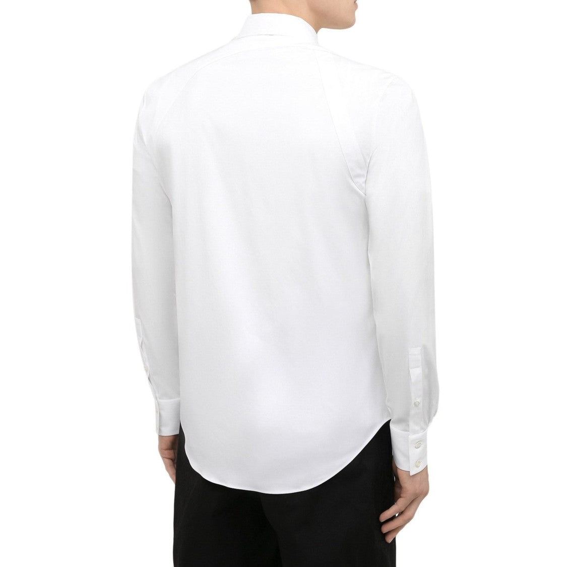 Alexander Mcqueen Crisp Cotton Shirt With Long Sleeves