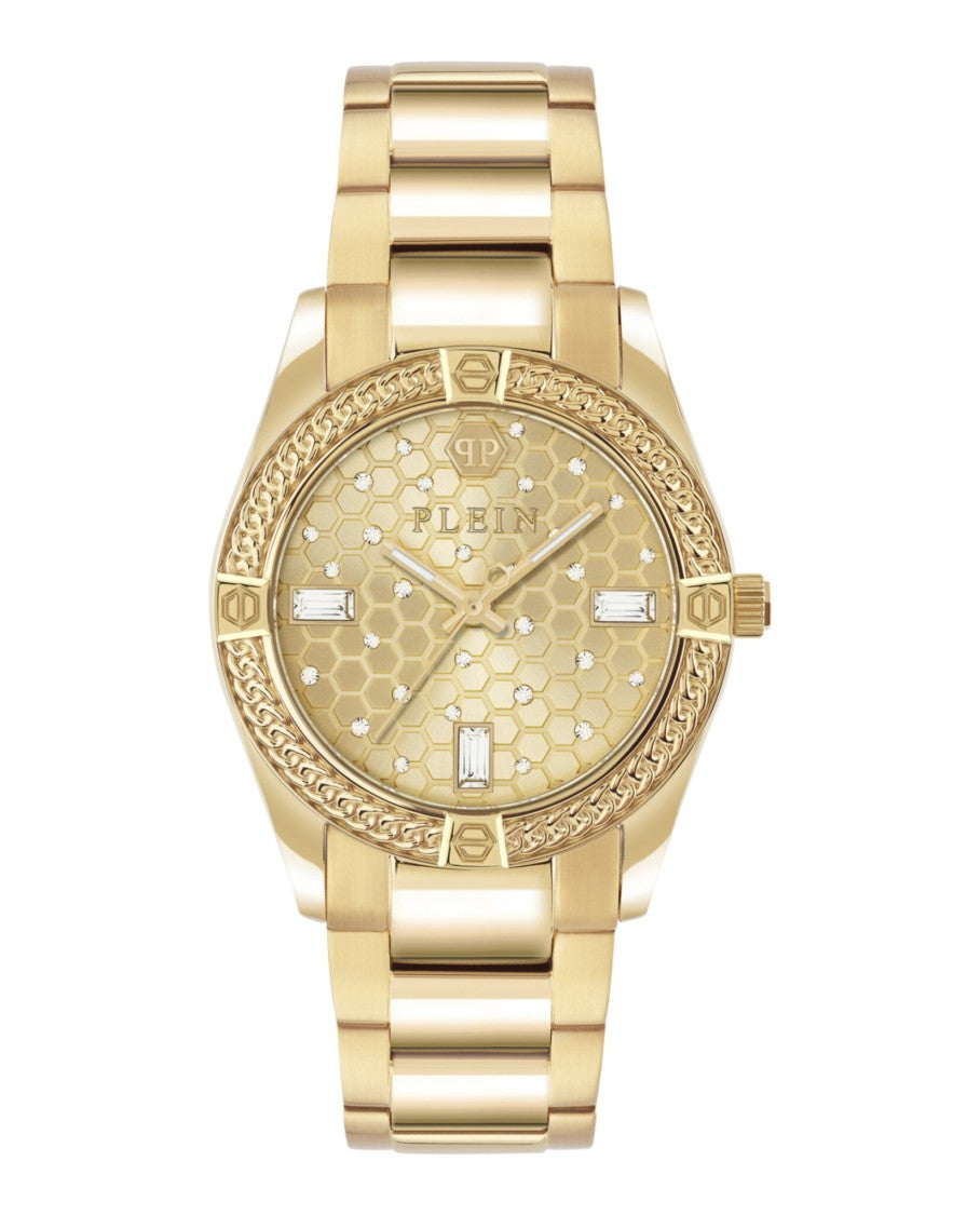 Philipp Plein Plein Icon Chain Crystal Watch