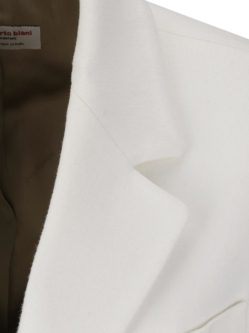 Alberto Biani Single-Breasted Jacket With Classic Collar And Flap Pockets