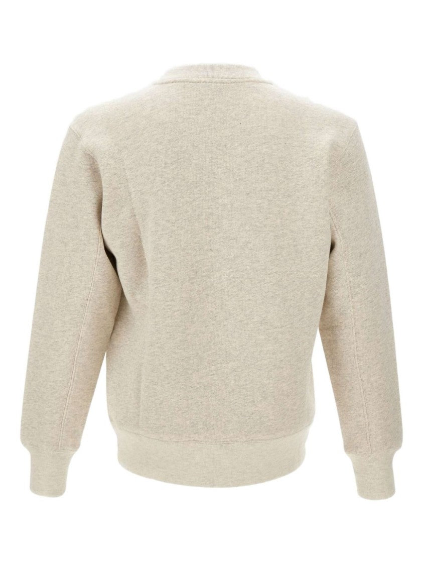 Autry Vintage-Style Grey Sweater With Bold Logo