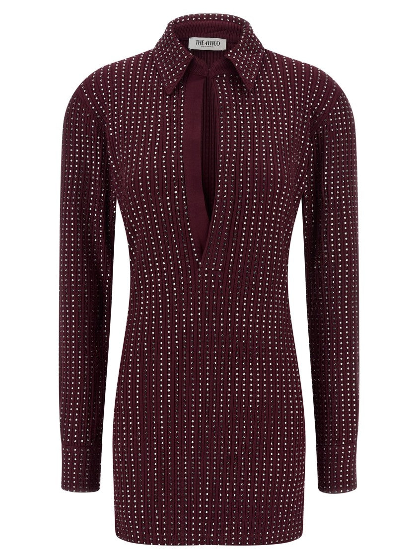 The Attico Rhinestone Dress