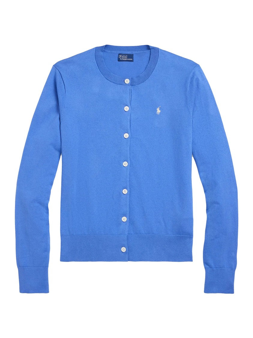 Polo Ralph Lauren Classic Blue Cardigan
