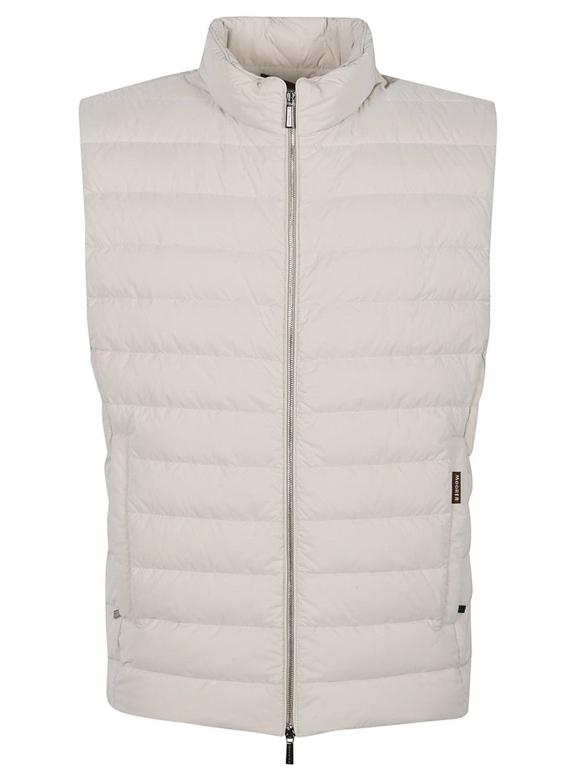 Moorer Calaf-Os Quilted High Collar Vest