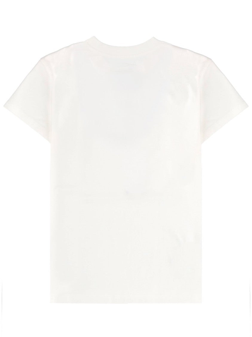 Mm6 By Maison Margiela Neutrals Back Discreet Logo T-Shirt