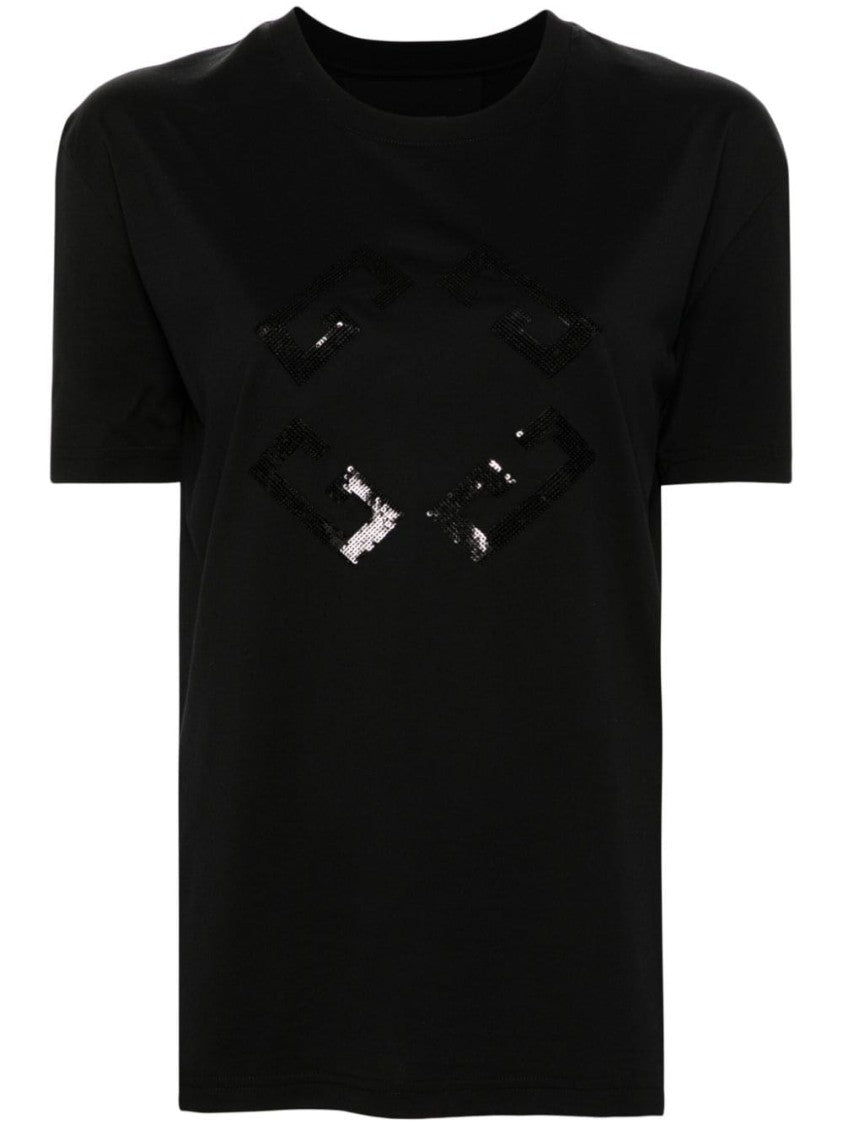 Givenchy Lightweight Black Cotton Jersey Top