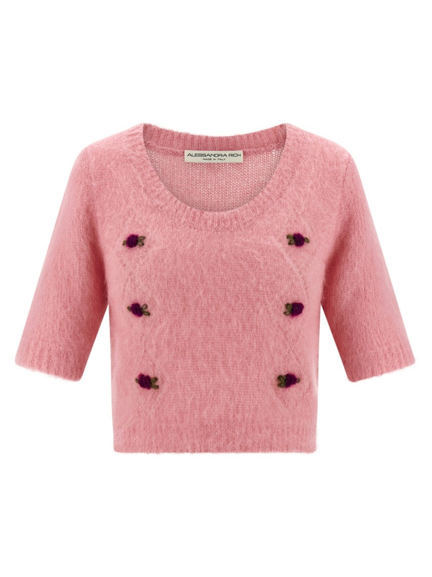 Alessandra Rich 'Carded Mohair' Sweater