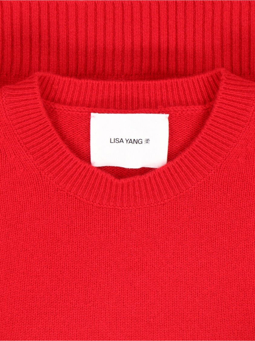 Lisa Yang "Mable" Sweater Red