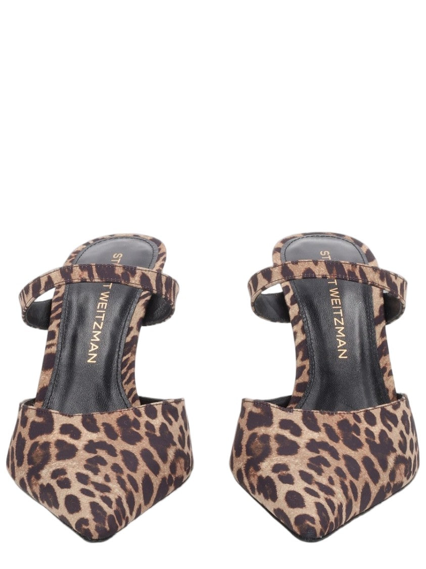 Stuart Weitzman Animalier Pointed-Toe Stiletto Pumps