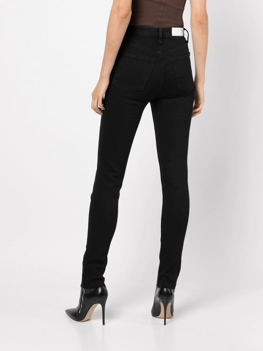 Re/Done 90S High Rise Ankle Crop Jeans