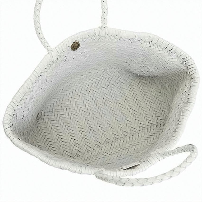 Dragon Diffusion Woven Calf Leather Shoulder Bag