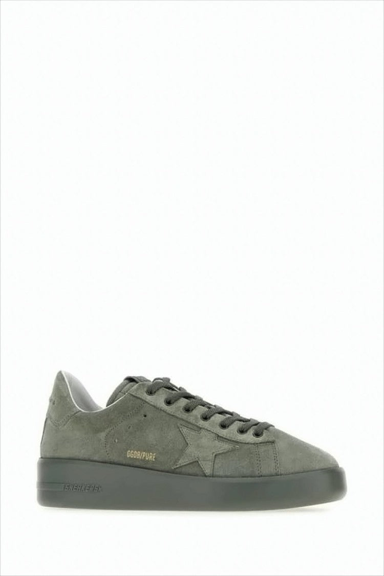 Golden Goose Low-Top Suede Sneakers With Rubber Sole