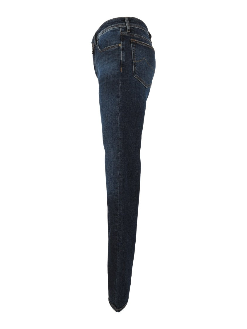 Jacob Cohen Dark Indigo Bard Slim-Fit Jeans