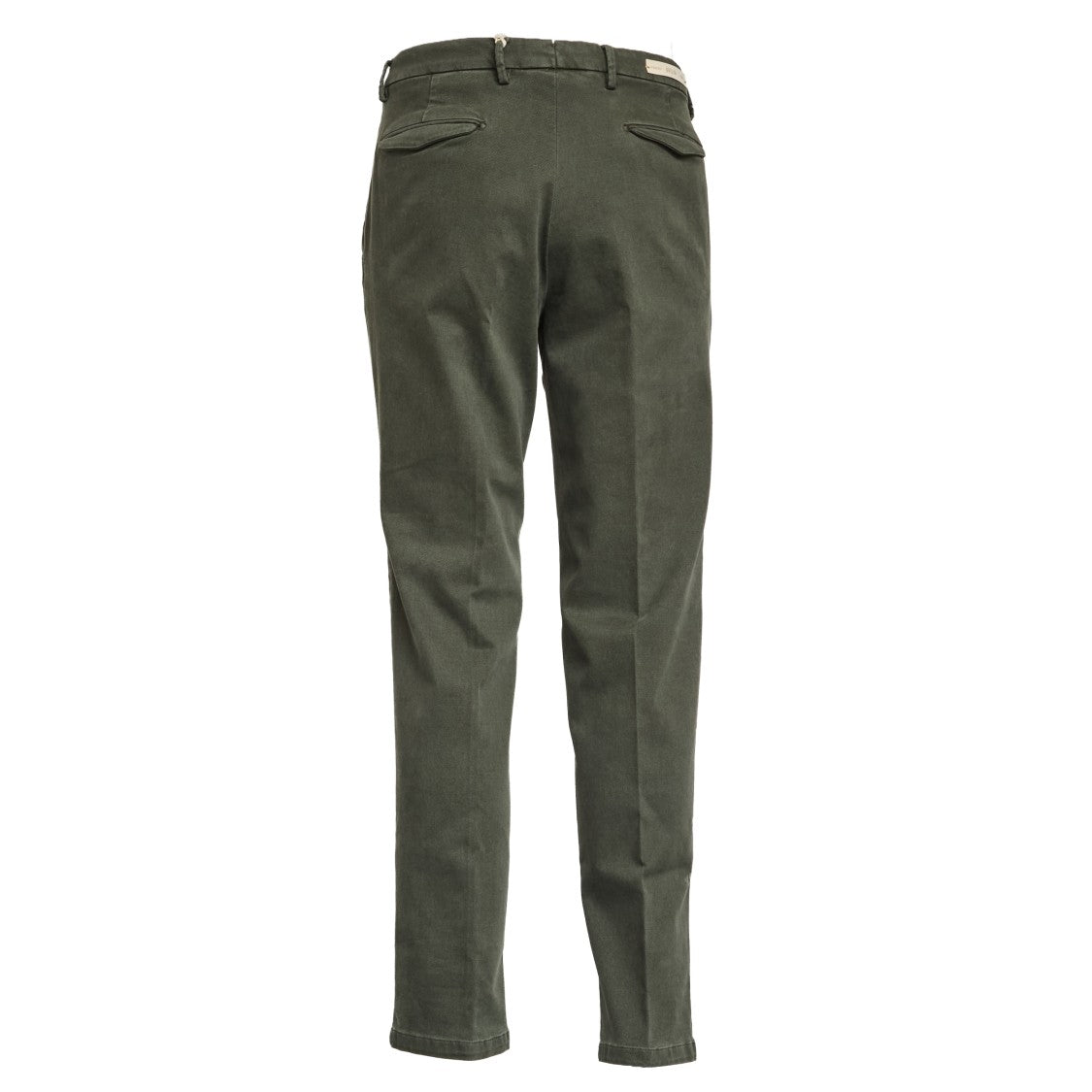 Briglia Military Green Tencel Easy Fit Trousers