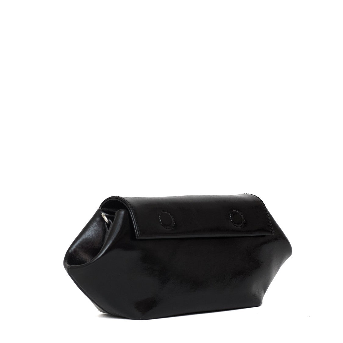 Ganni East/West Deep Shine Magnetic Shoulder Bag