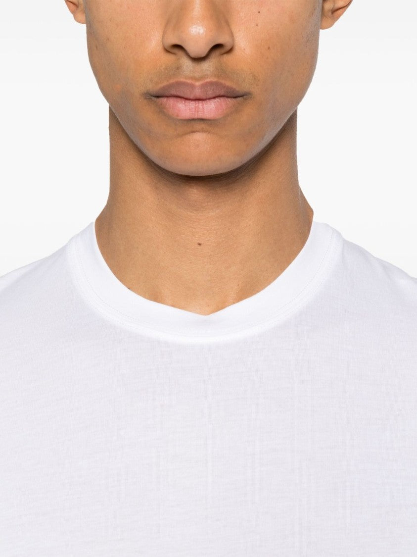 Tom Ford Tom Ford White T-Shirt With Crew Neckline