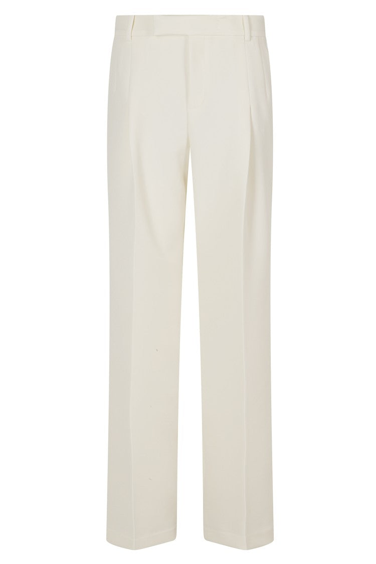 Federica Tosi Milk Wide-Leg Cady Pants