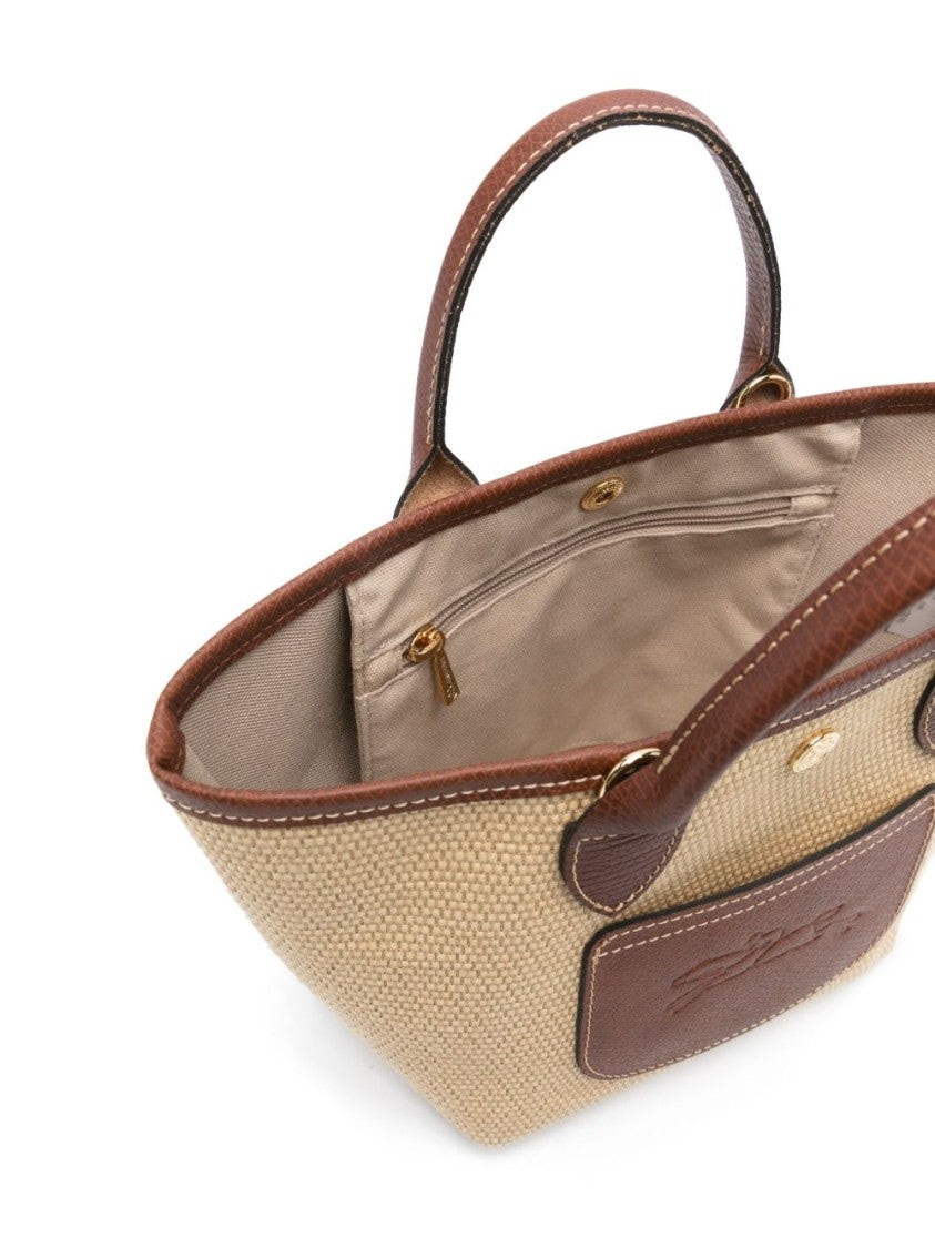 Longchamp Le Pliage Xs Woven Basket Bag