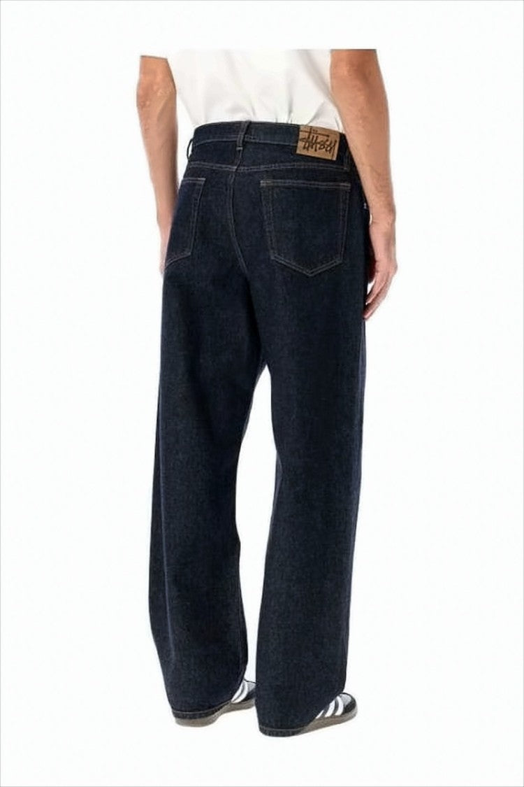 Stussy Wide-Leg Denim Pants With Classic Five-Pocket Design