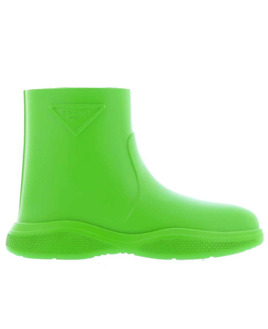 Prada Logo Rubber Boots