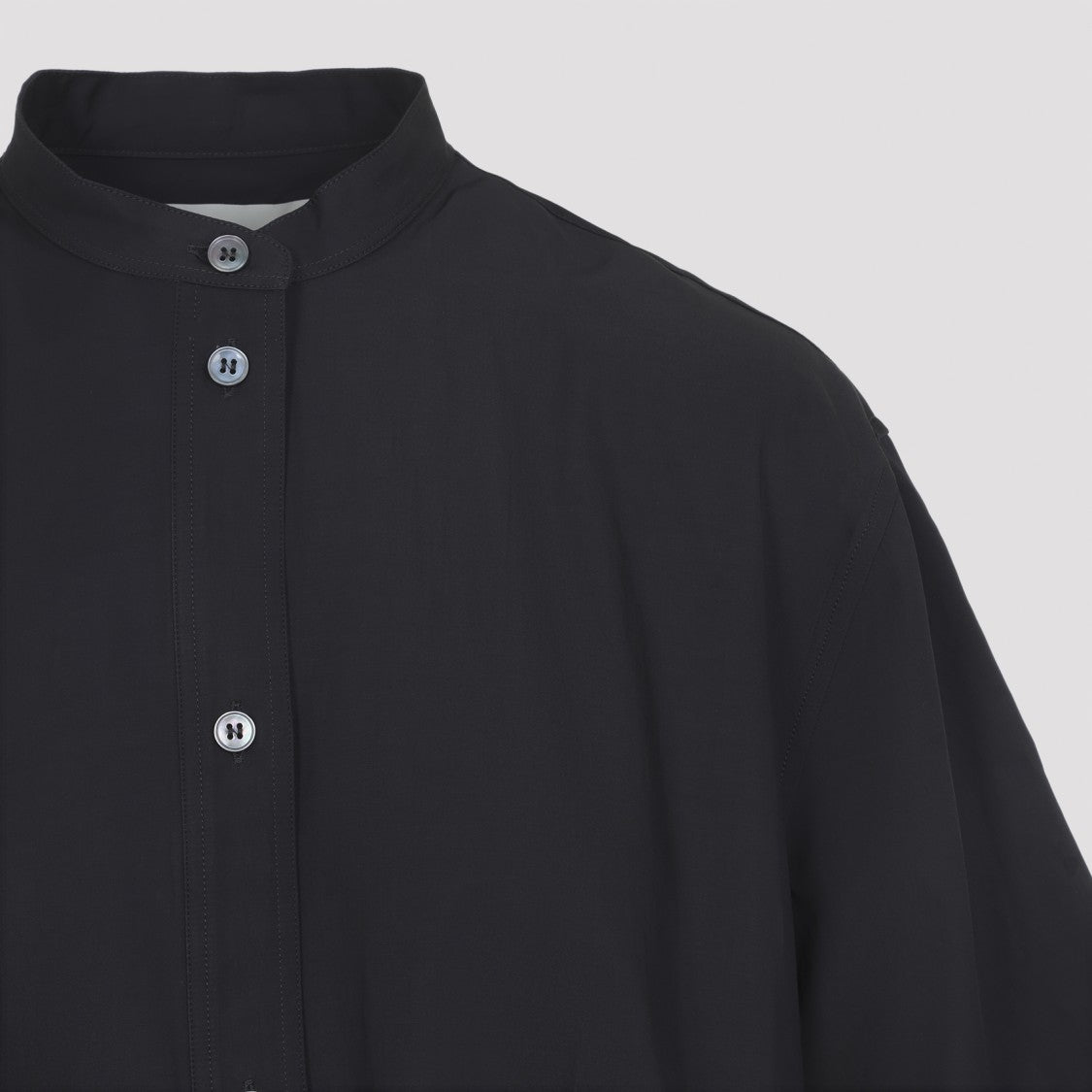 Studio Nicholson Bloch Ikela Black Cotton Mini Dress