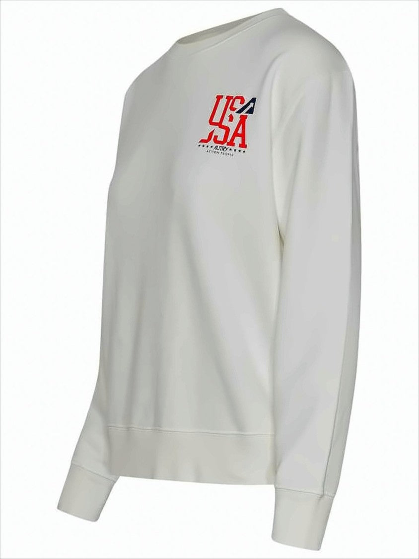 Autry Classic Long-Sleeve T-Shirt With Logo Accents