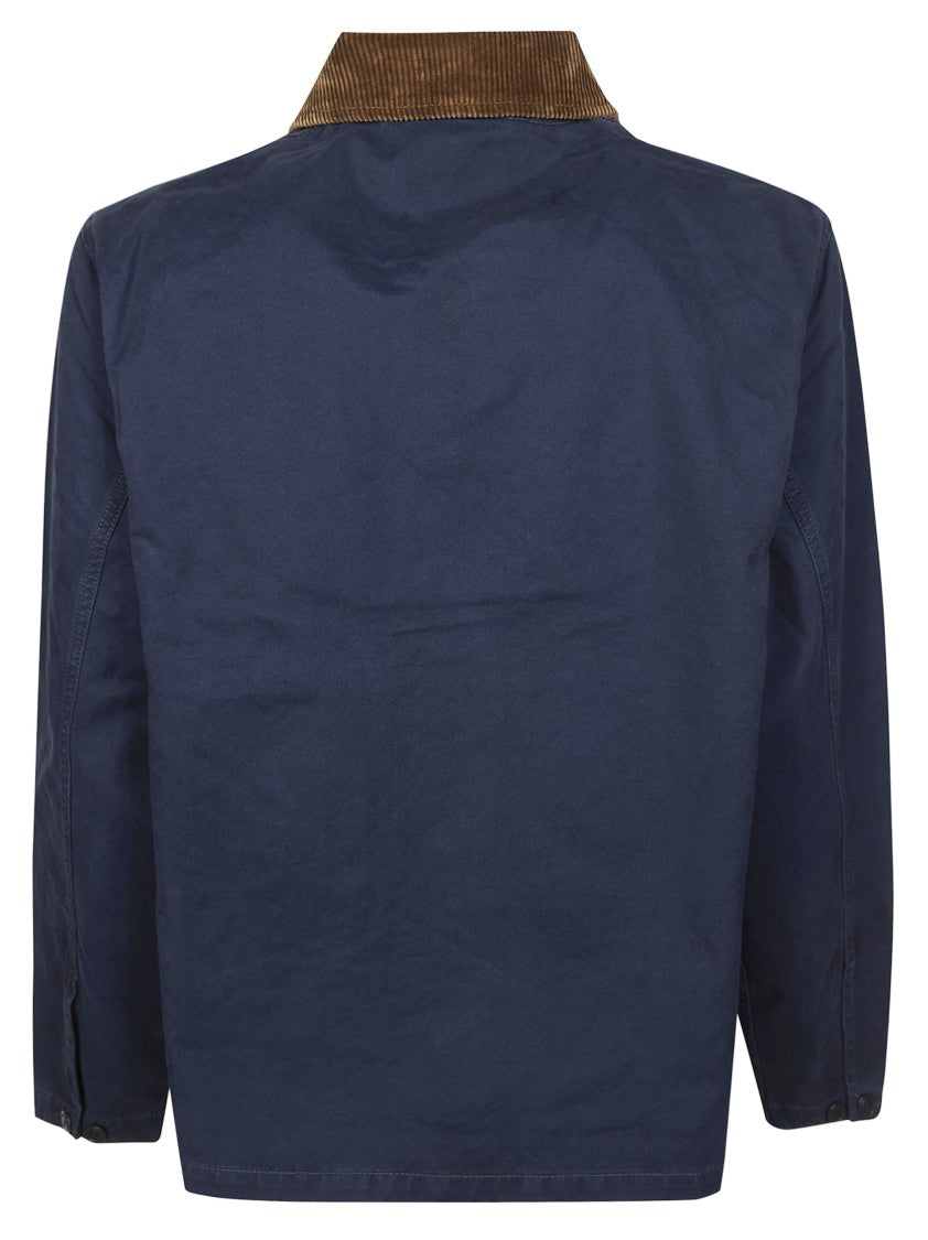 Filson Dark Navy Corduroy Collar Jacket